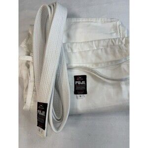 Fuji Kimono single weave Judo Gi pants and belt Size 6